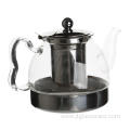 Eco-friendly Glass Teapot With Stainless Steel Infuser